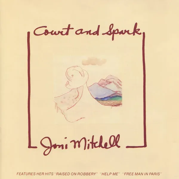 Joni Mitchell Court And Spark CD brukt folk rock