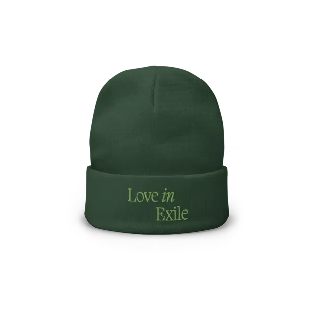 Arooj Aftab Love in Exile lue grønn beanie