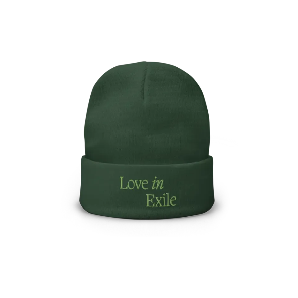 Arooj Aftab Love in Exile lue grønn beanie