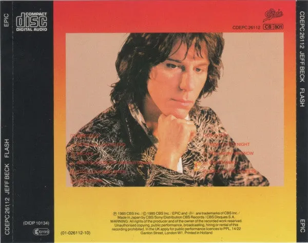 Jeff Beck Flash CD brukt blues rock