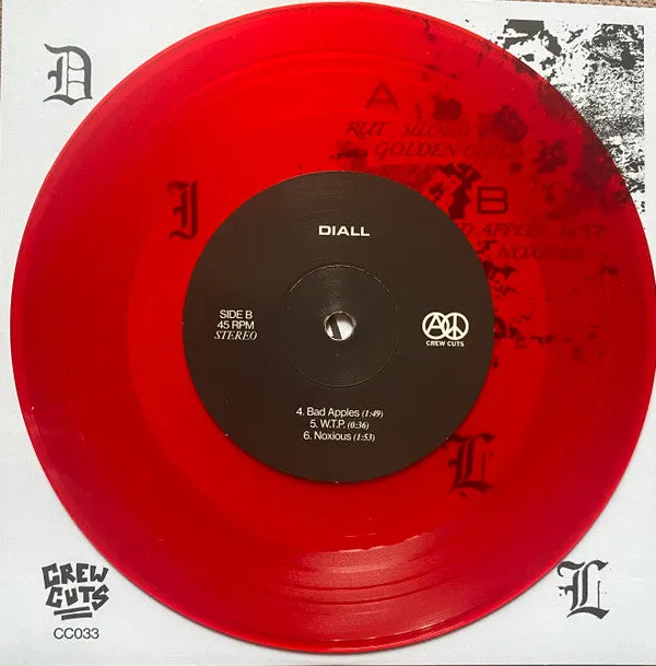 Diall Diall 7" rød vinyl brukt hardcore-punk