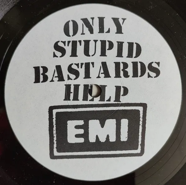 Conflict Only Stupid Bastards Help EMI LP vinyl brukt punk