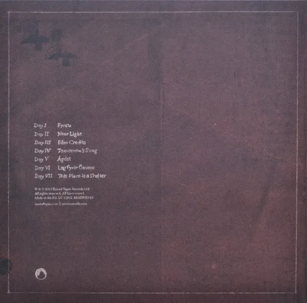 Ólafur Arnalds Living Room Songs 10" vinyl brukt neoklassisk