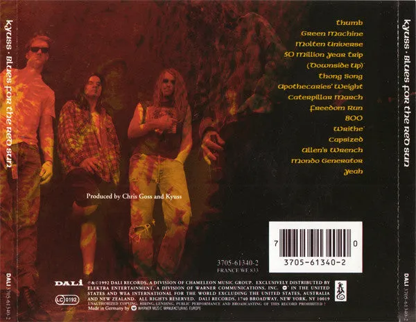 Kyuss Blues For The Red Sun CD stoner rock repress