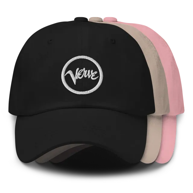 Verve Classic Logo Dad caps svart justerbar
