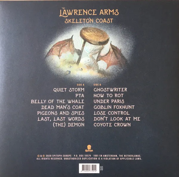 The Lawrence Arms Skeleton Coast LP rosa vinyl limited