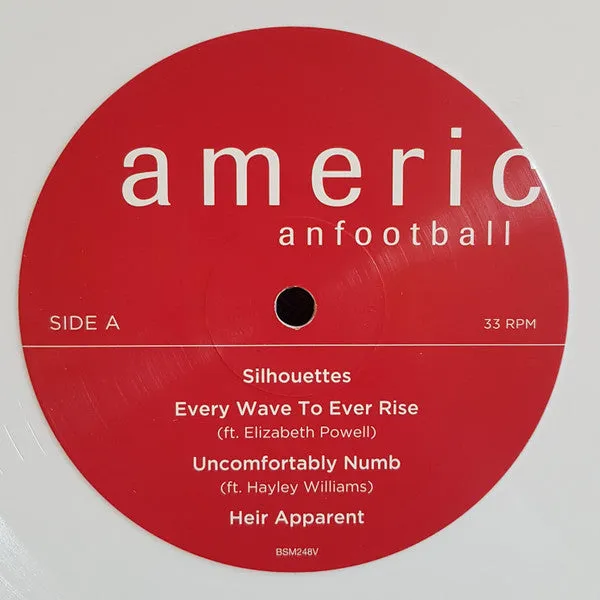 American Football LP vinyl hvit brukt emo limitert