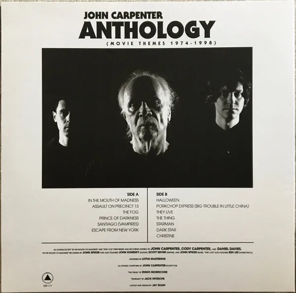 John Carpenter Anthology Movie Themes 1974-1998 LP brukt