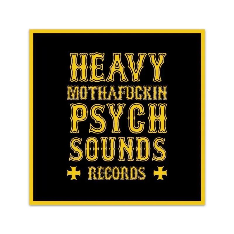 Heavy Psych Sounds #13 patch svart gul stoffmerke