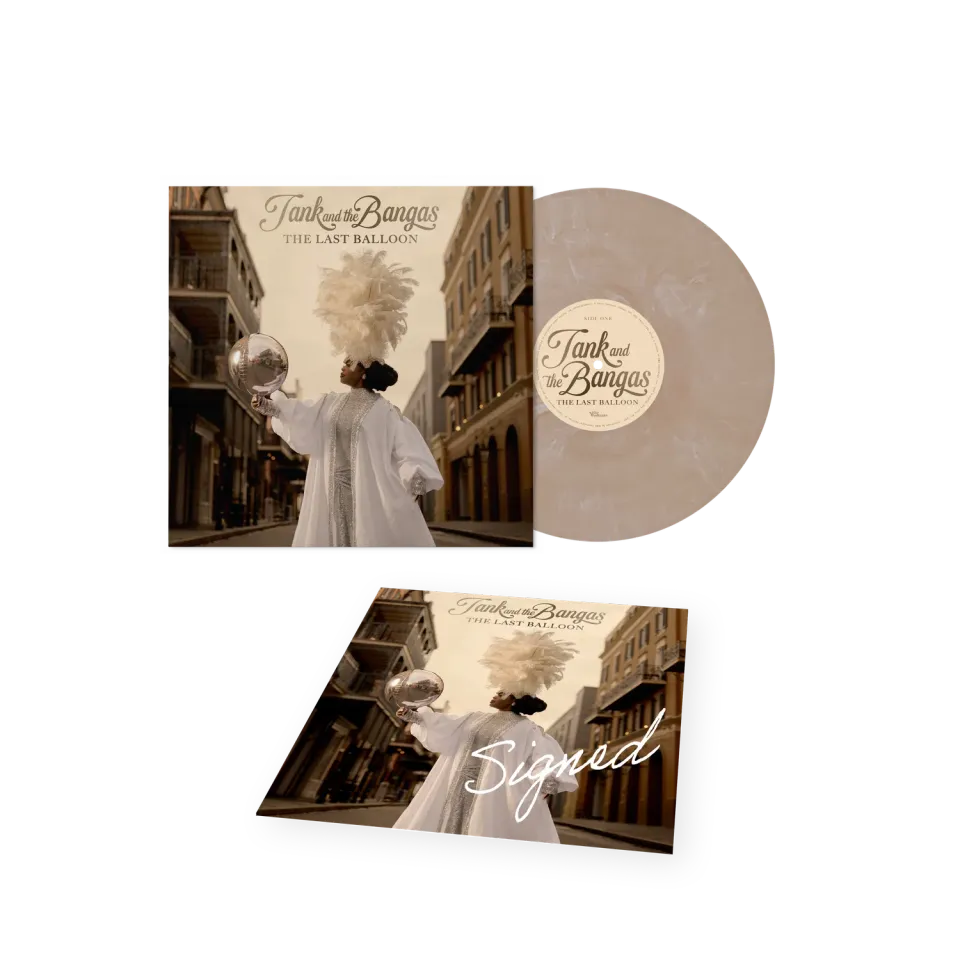 Verve Tank and the Bangas The Last Balloon honeycomb LP signert