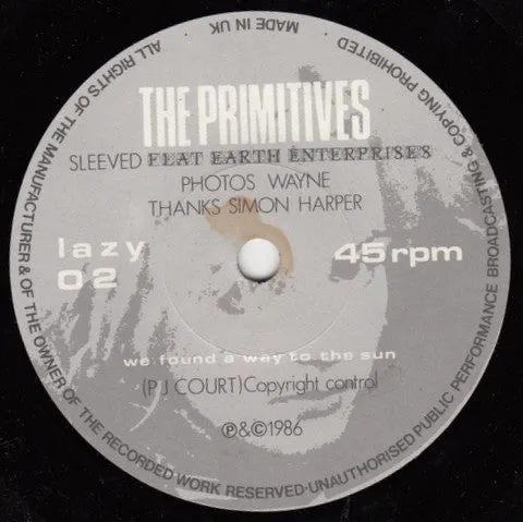The Primitives Really Stupid 7" singel brukt VG indie