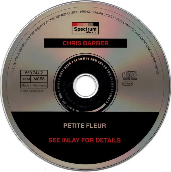 Chris Barber Petite Fleur CD samling brukt