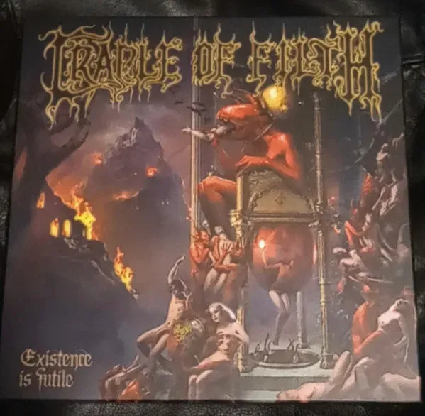 Cradle Of Filth Existence Is Futile 2xLP gullvinyl boks brukt