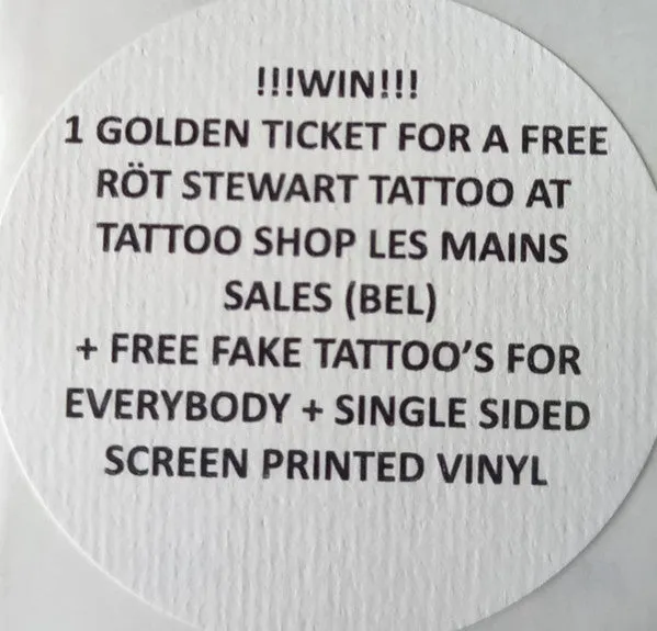 Röt Stewart 3 Tattoos & A Road Tax Bill vinylplate brukt punk