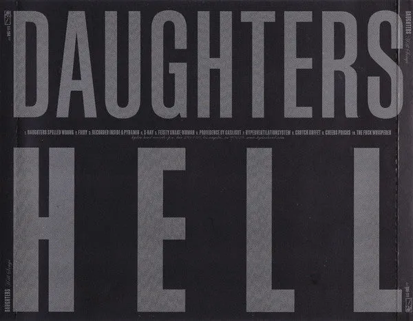 Daughters Hell Songs CD brukt VG+ hardcore