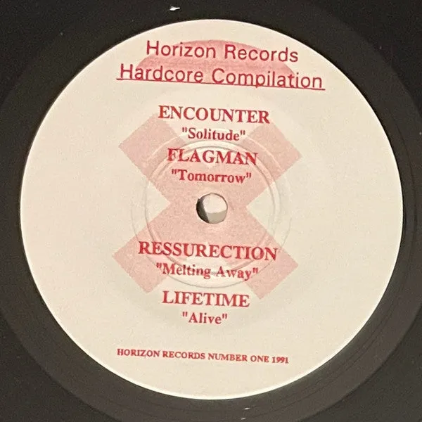 Various Horizon Hardcore 7" vinyl brukt 1991