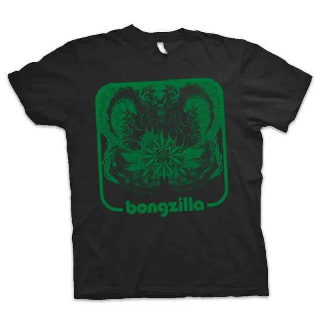 Heavy Psych Sounds Bongzilla #03 t-skjorte svart/grønn bomull