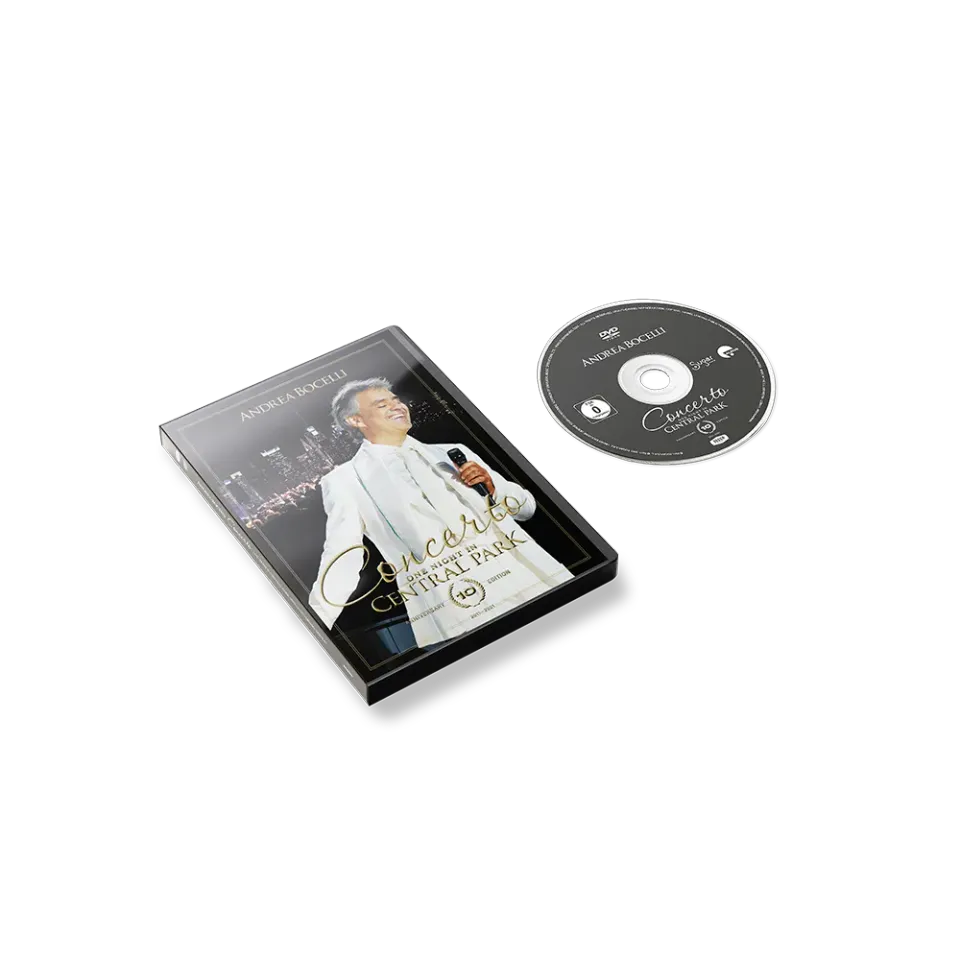 Verve Andrea Bocelli Concerto Central Park DVD 10th Anniversary