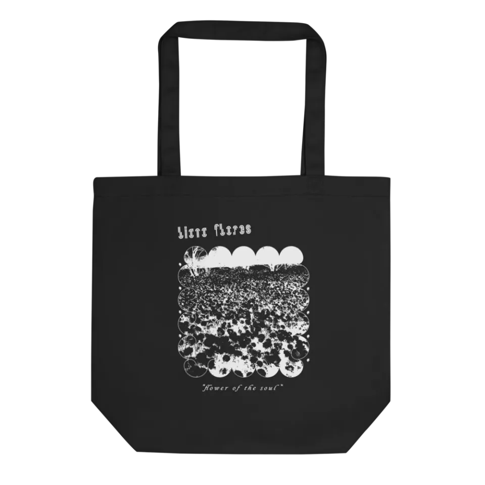Liana Flores Flower Of The Soul totebag svart