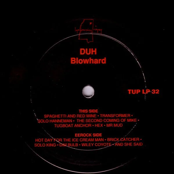 Duh Blowhard TUPLP32 vinyl-LP brukt 1991