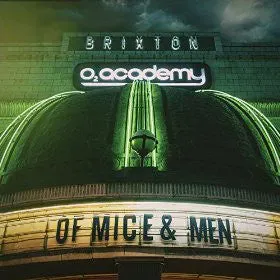 Of Mice & Men Live At Brixton DVD + CD brukt metalcore