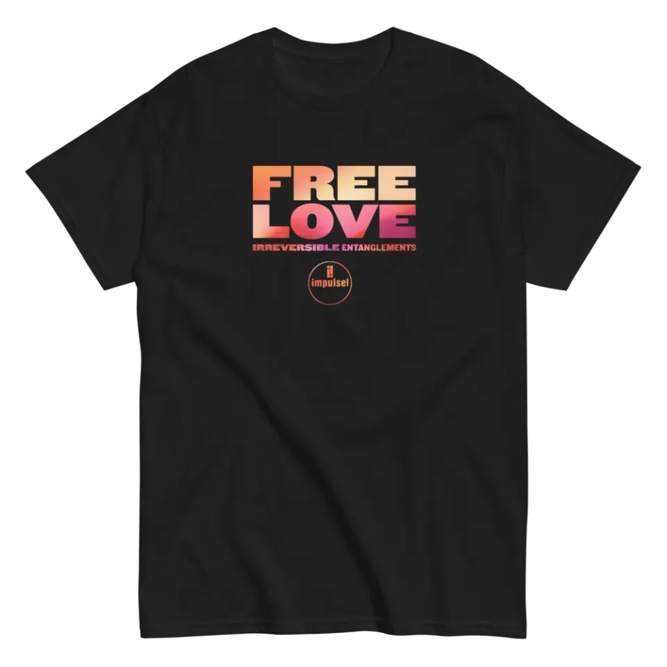 Verve Irreversible Entanglements Free Love t-skjorte bomull