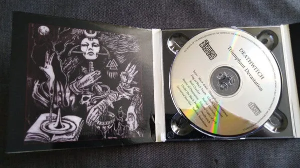 Deathwitch Triumphant Devastation CD deluxe digipak brukt black metal