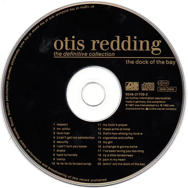 Otis Redding Dock Of The Bay CD samling brukt mono