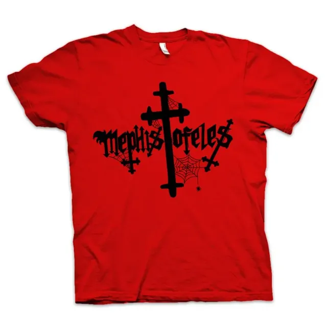 Heavy Psych Sounds Mephistofeles #04 t-skjorte rød svart