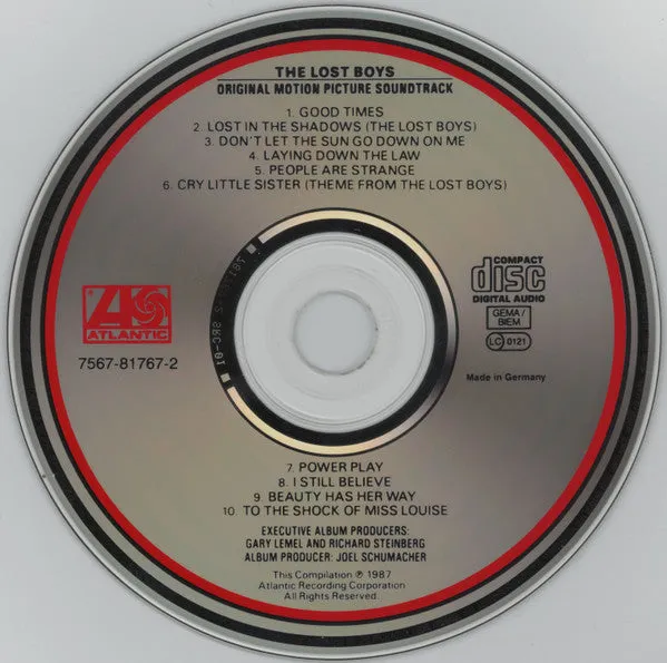 Various Lost Boys soundtrack CD brukt synth-pop
