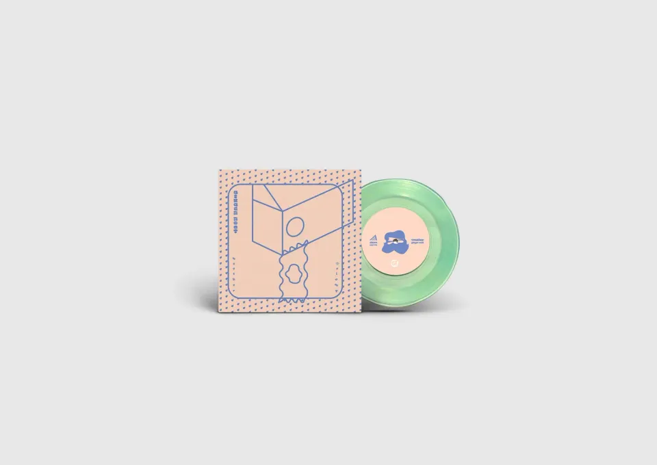 Ginger Root Weather/Slump 7" vinyl Coke Bottle Green