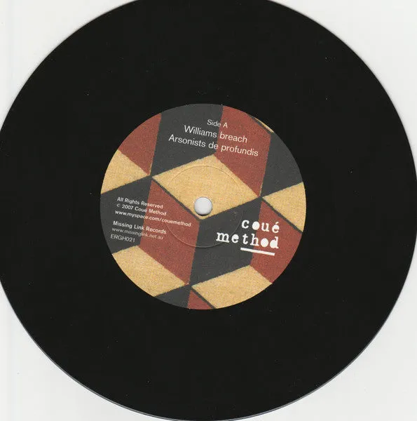 Coué Method Coué Method 7 vinylsingel brukt punk