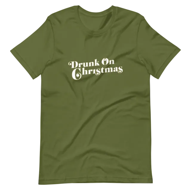 Verve Darren Criss Drunk On Crissmas Tee II t-skjorte bomull