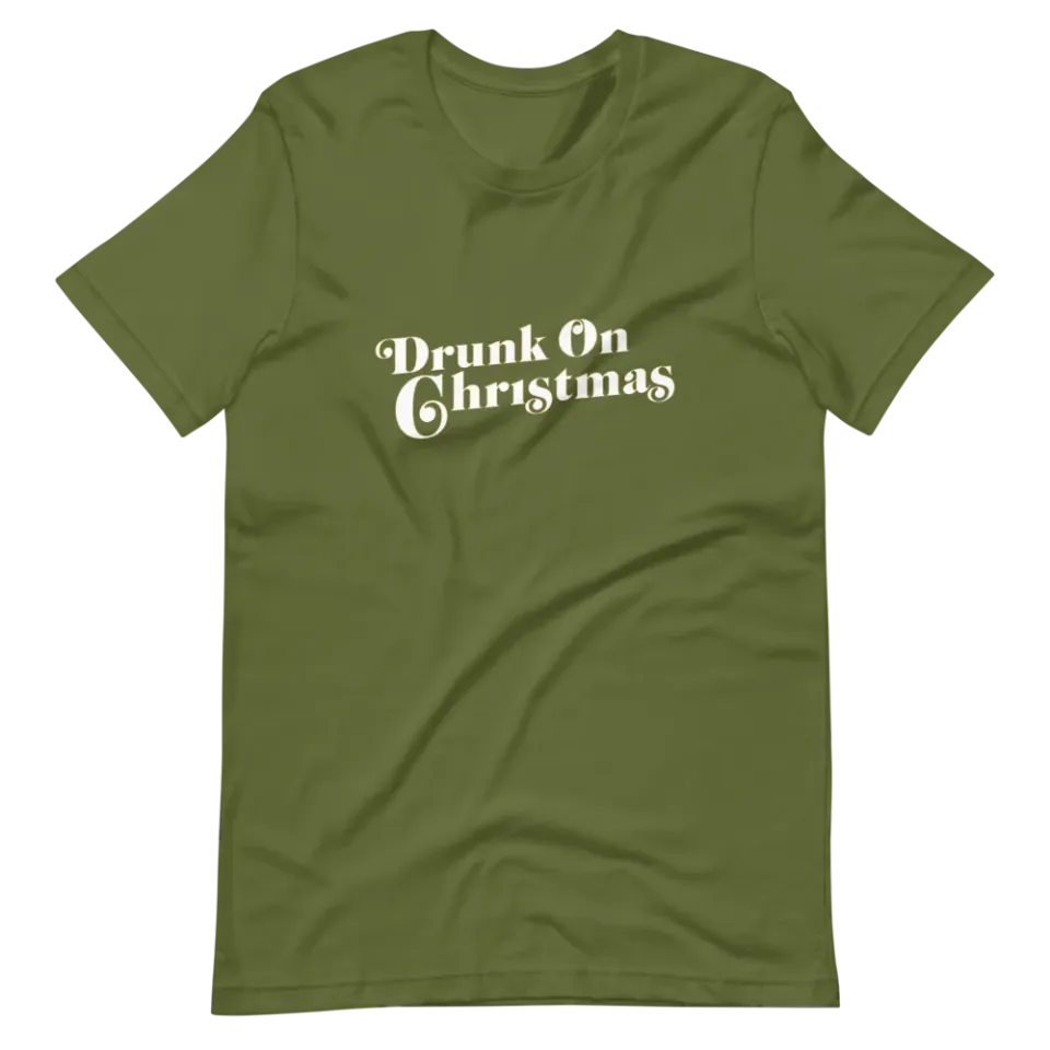 Verve Darren Criss Drunk On Crissmas Tee II t-skjorte bomull