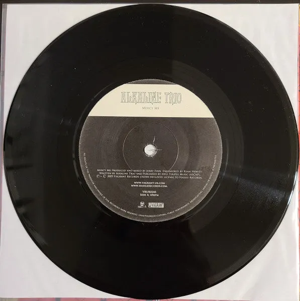 Alkaline Trio Mercy Me 7" singel vinyl brukt