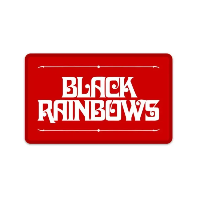 Heavy Psych Sounds Black Rainbows #01 patch rød/hvit