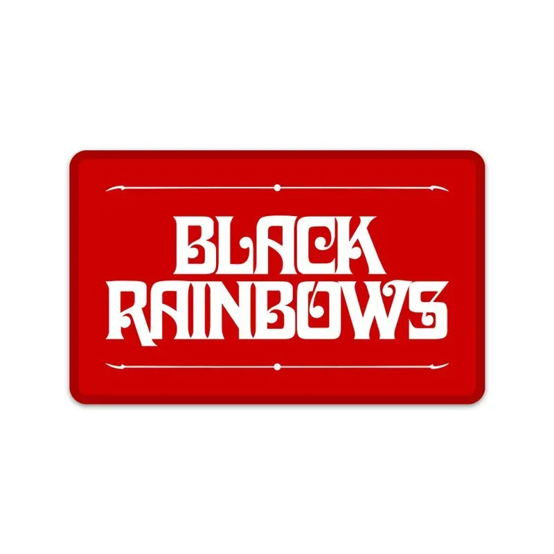 Heavy Psych Sounds Black Rainbows #01 patch rød/hvit