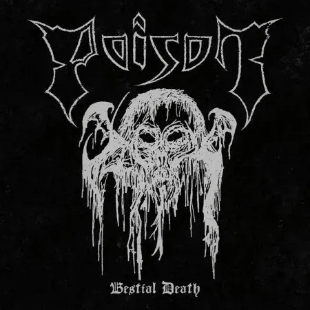 Poison Bestial Death LP vinyl svart limited 200 eks