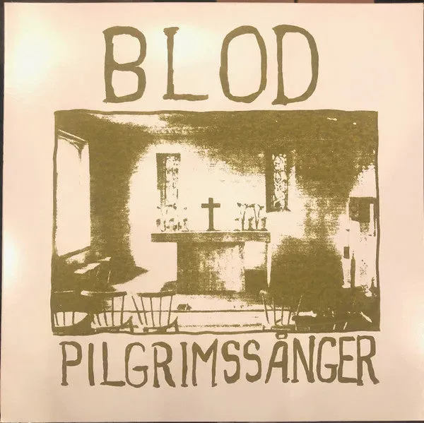 Blod Pilgrimssånger LP vinyl brukt repress