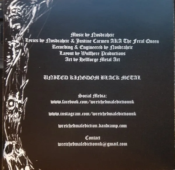Wretched Malediction Demo(n) CDr ny black metal