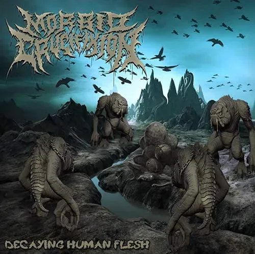 Morbid Crucifixion Decaying Human Flesh CD brukt