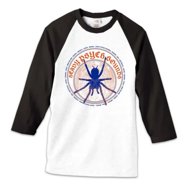 Heavy Psych Sounds #42 svart baseball longsleeve