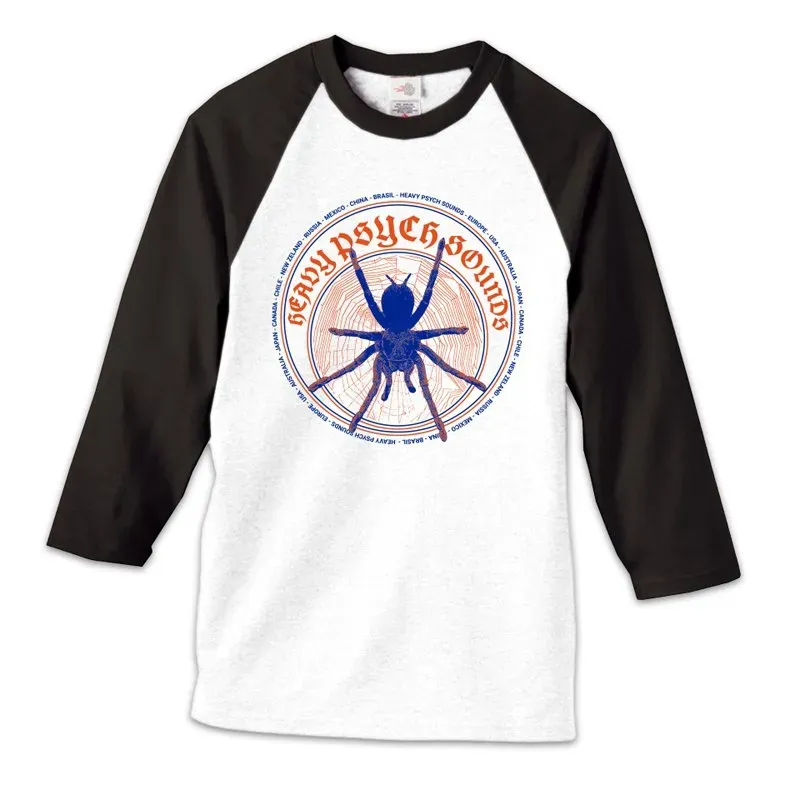 Heavy Psych Sounds #42 svart baseball longsleeve