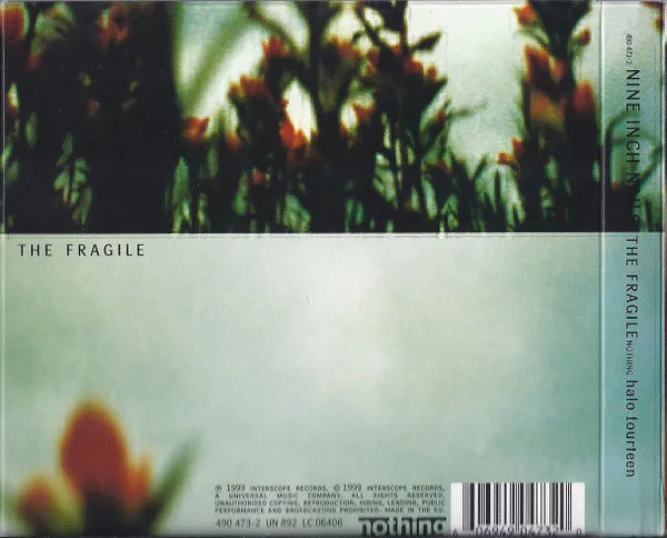Nine Inch Nails The Fragile 2xCD brukt digipak