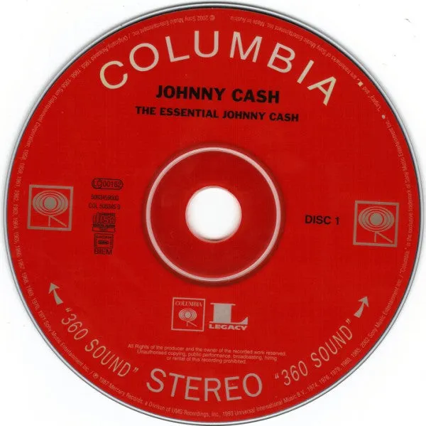 Columbia Essential Johnny Cash 2xCD brukt country