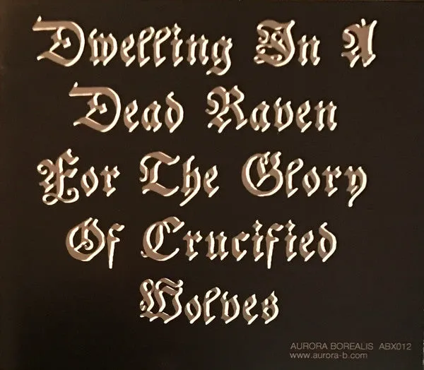 Wolfmangler Dwelling In A Dead Raven CD brukt doom