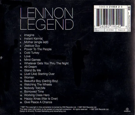 John Lennon Lennon Legend 82195429 CD samling brukt