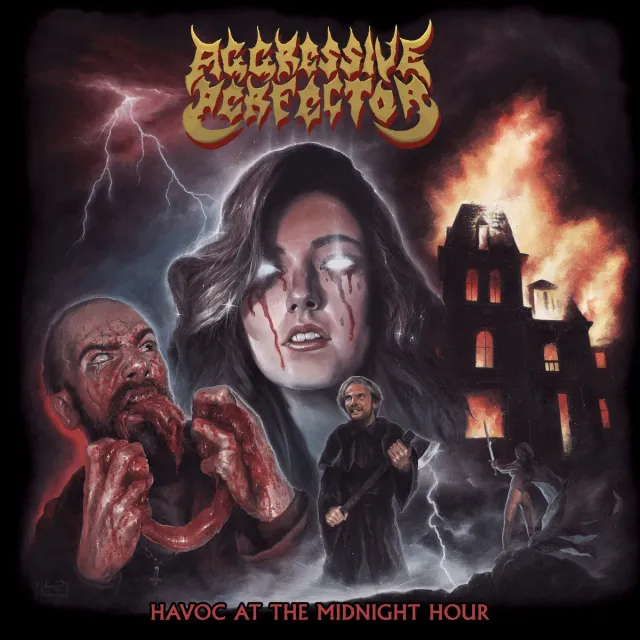 Aggressive Perfector Havoc At The Midnight Hour LP svart vinyl repress