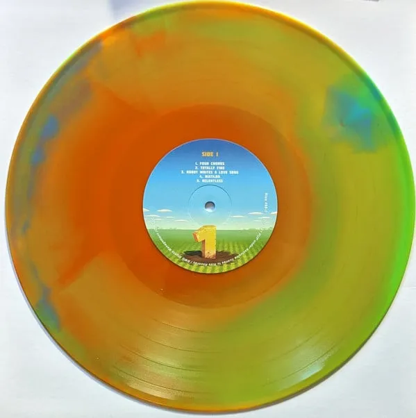 PUP The Unraveling of PUPTheBand LP brukt neon coral