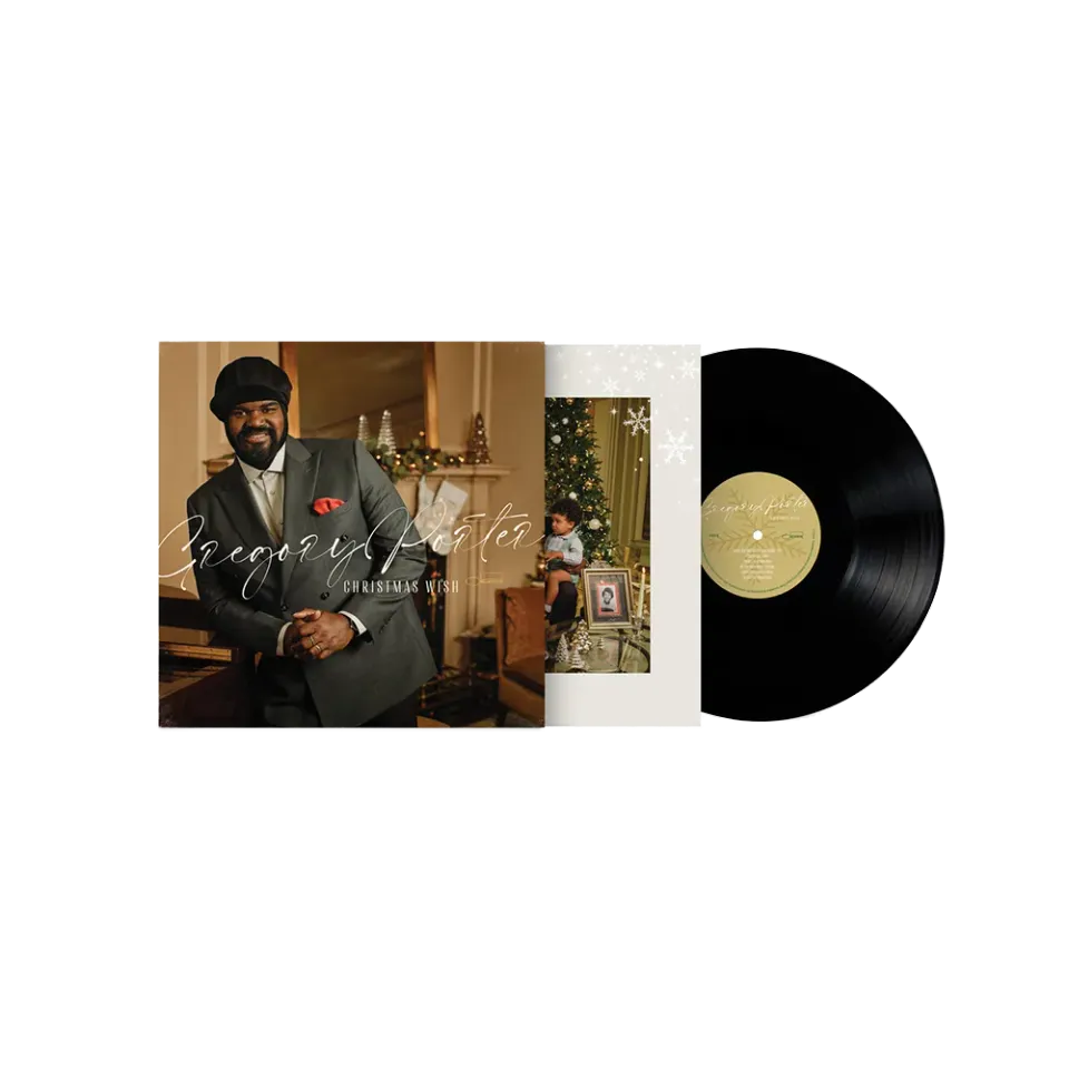 Gregory Porter Christmas Wish LP signert kort